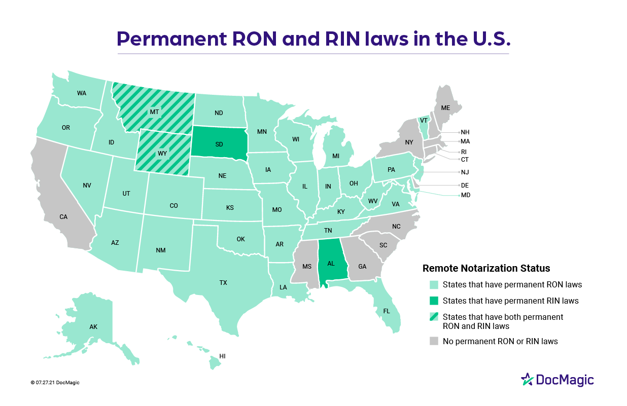 38 states allow remote notarization as RON, RIN and IPEN gain momentum